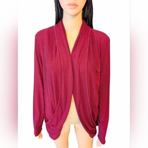 Mix By 41 Hawthorne Fusia Pink Cardigan